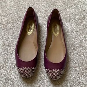 Elie Tahari leather flats, size 37.5 (7.5)